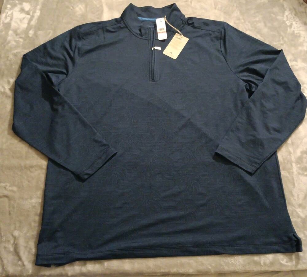 NWT Tommy Bahama Island Zone Montserra Fade Half Zip Long Sleeve Mens 3XLT